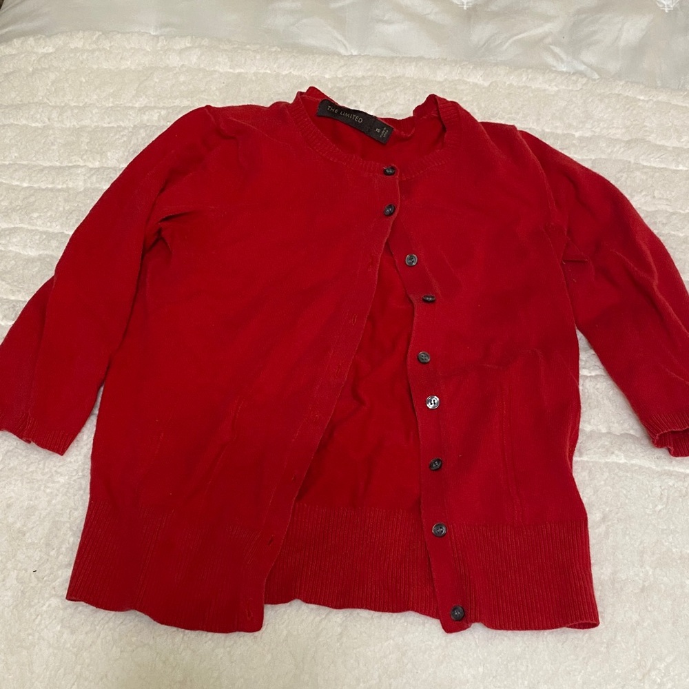 The Limited Red Women's Cardigan